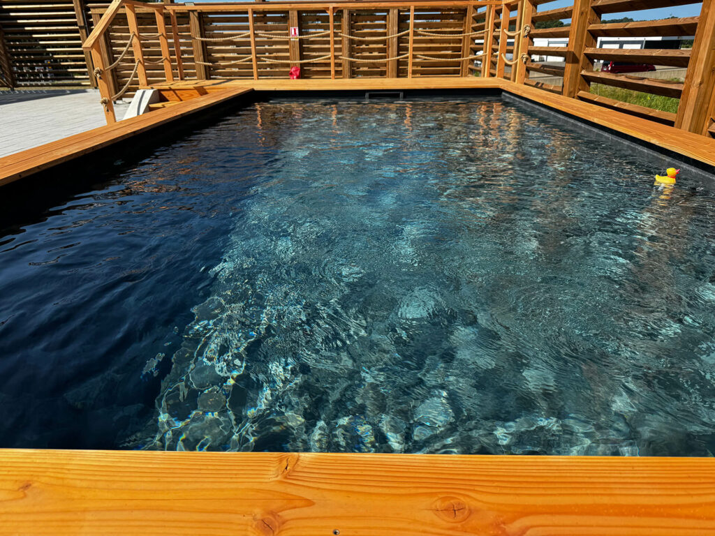 Construction et aménagement bassin de démonstration