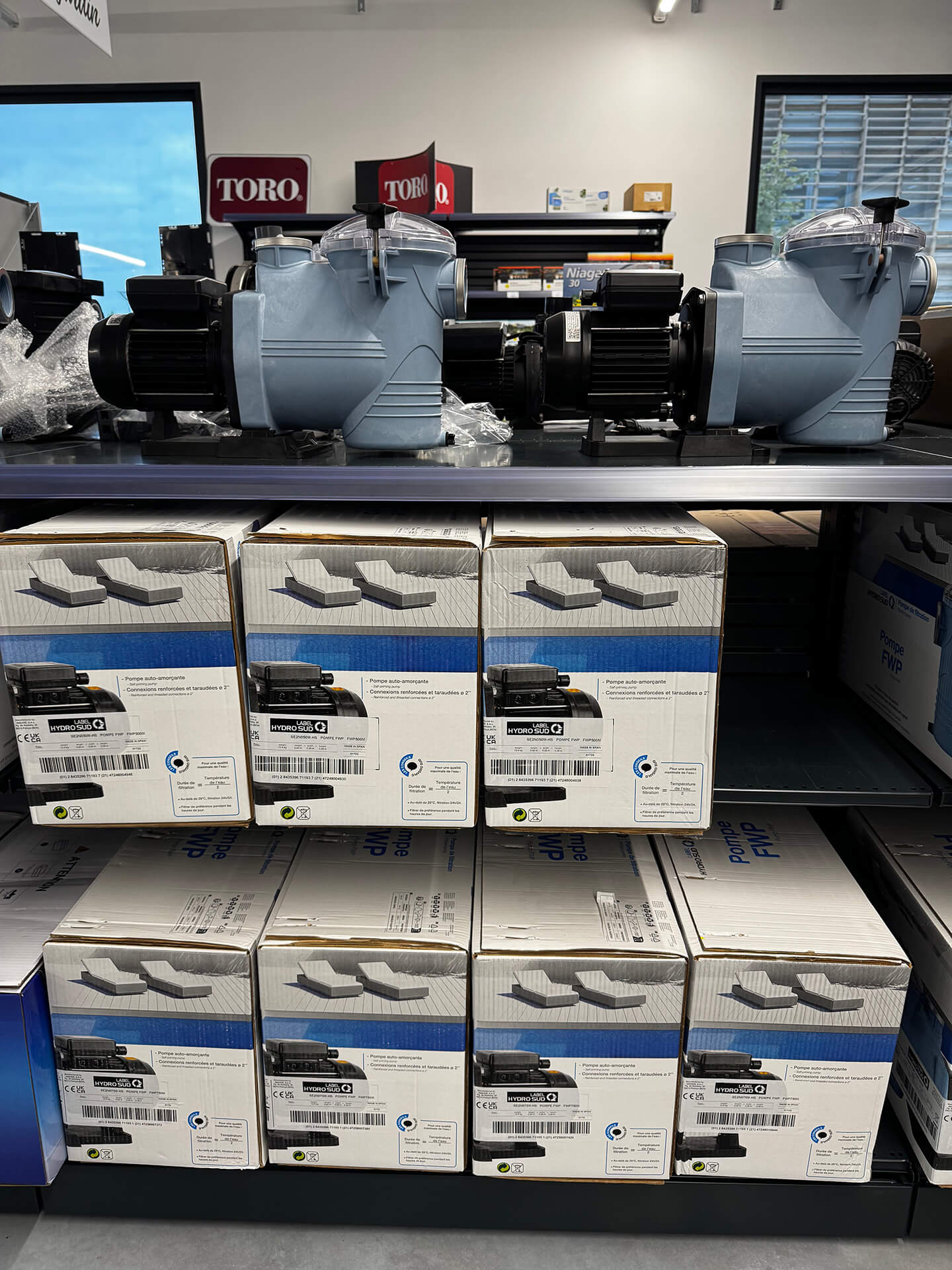 Showroom BNS'eau - pompes