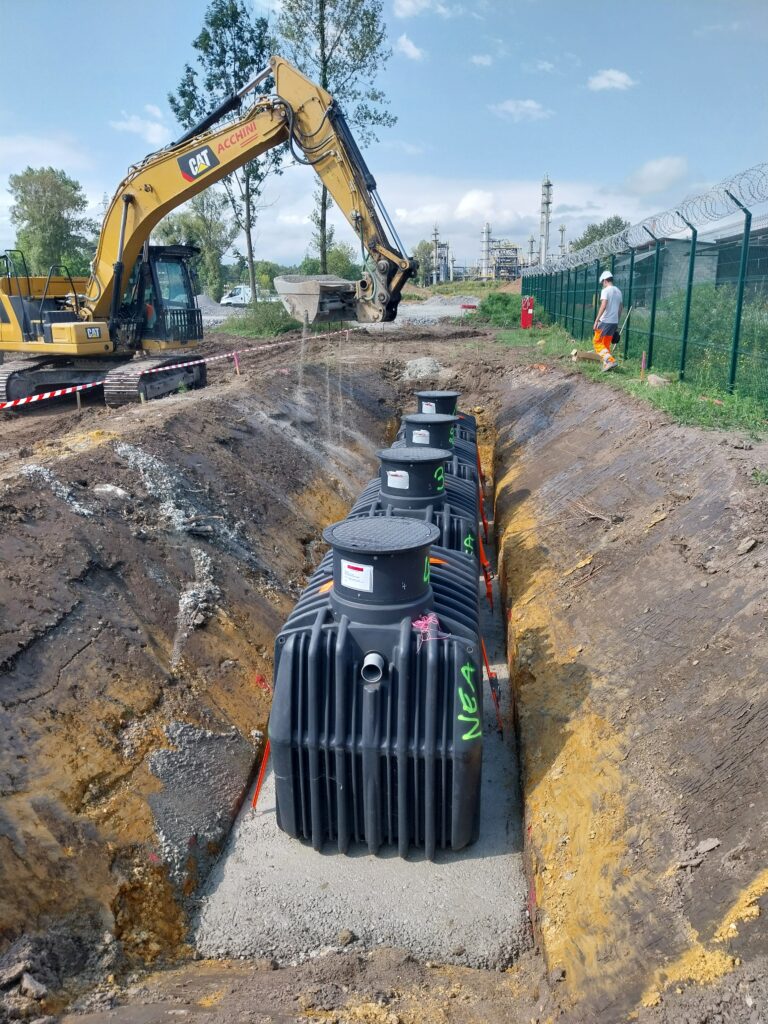 Microstation 25 EH pour assainissement semi collectif pour un site industriel sur la commune de Lannemezan