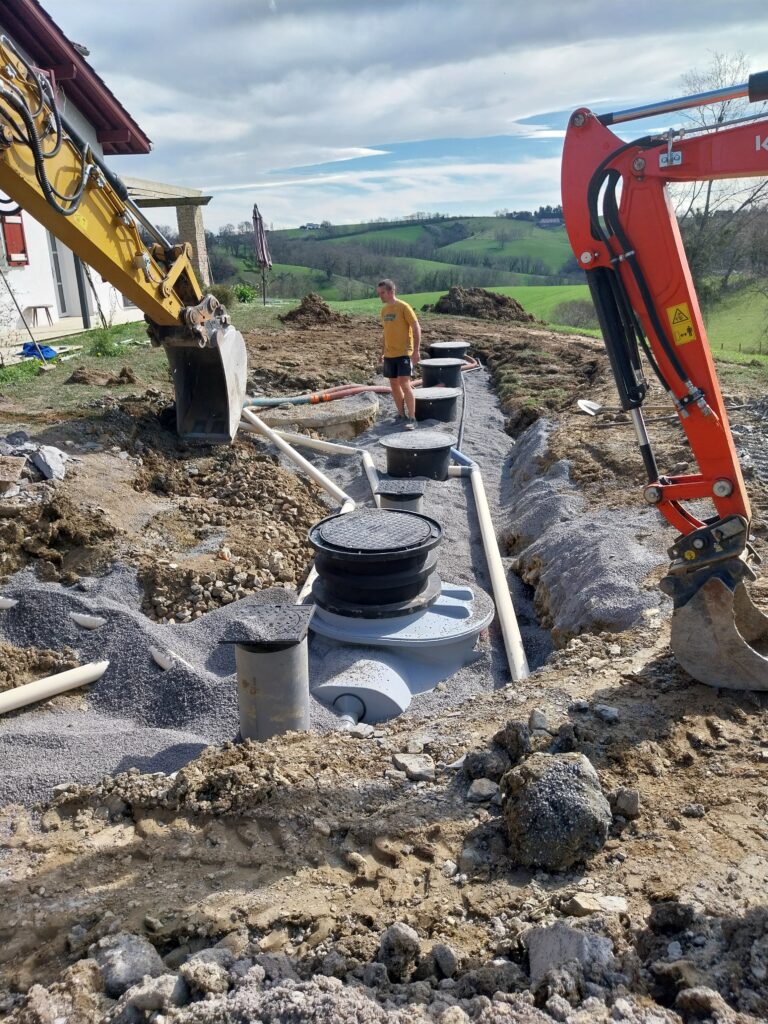 Microstation 50 EH pour ANC salle et gite - Bardos