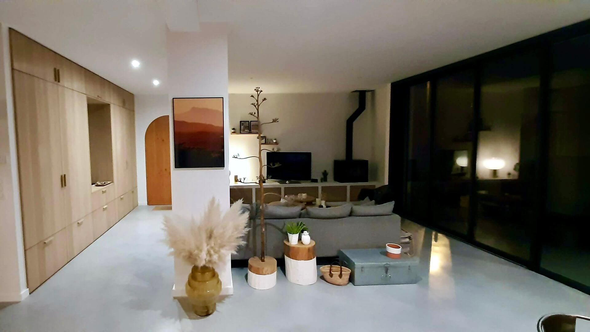 Agencement pièce à vivre appartement Anglet