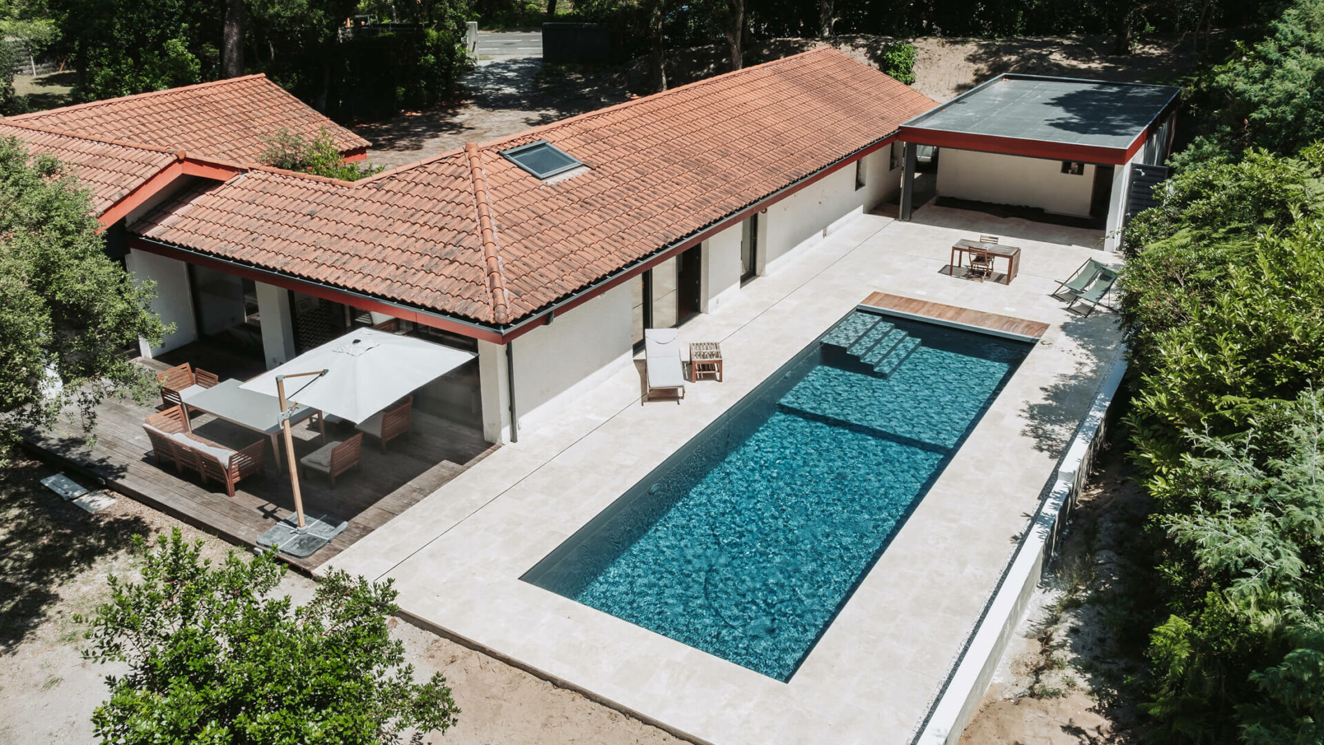 Villa Hossegor - Construction piscine, terrassement, ...