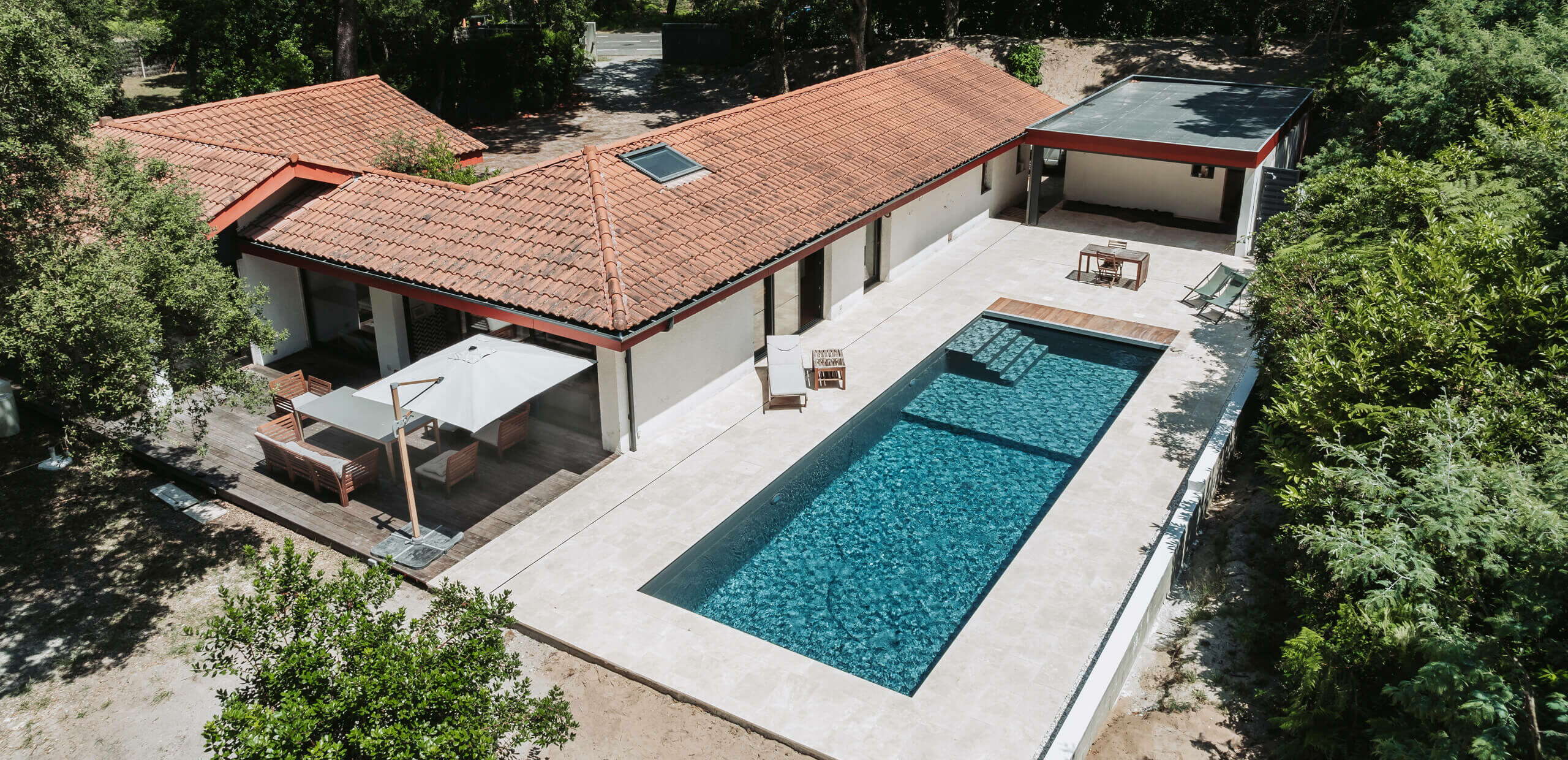 Villa Hossegor - Construction piscine, terrassement, ...