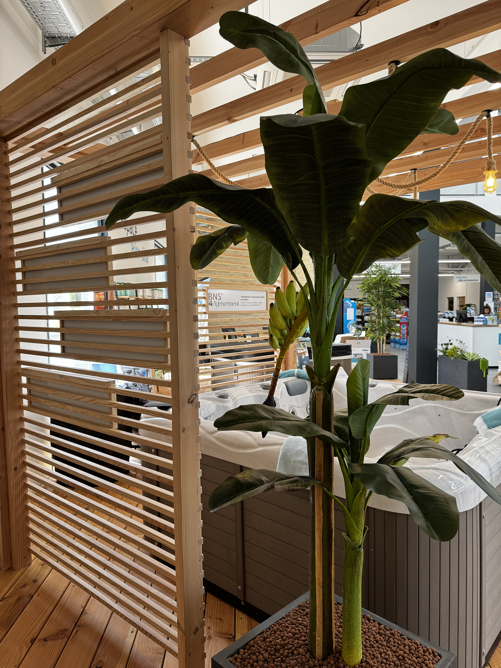 Showroom BNS'eau - espace extérieur