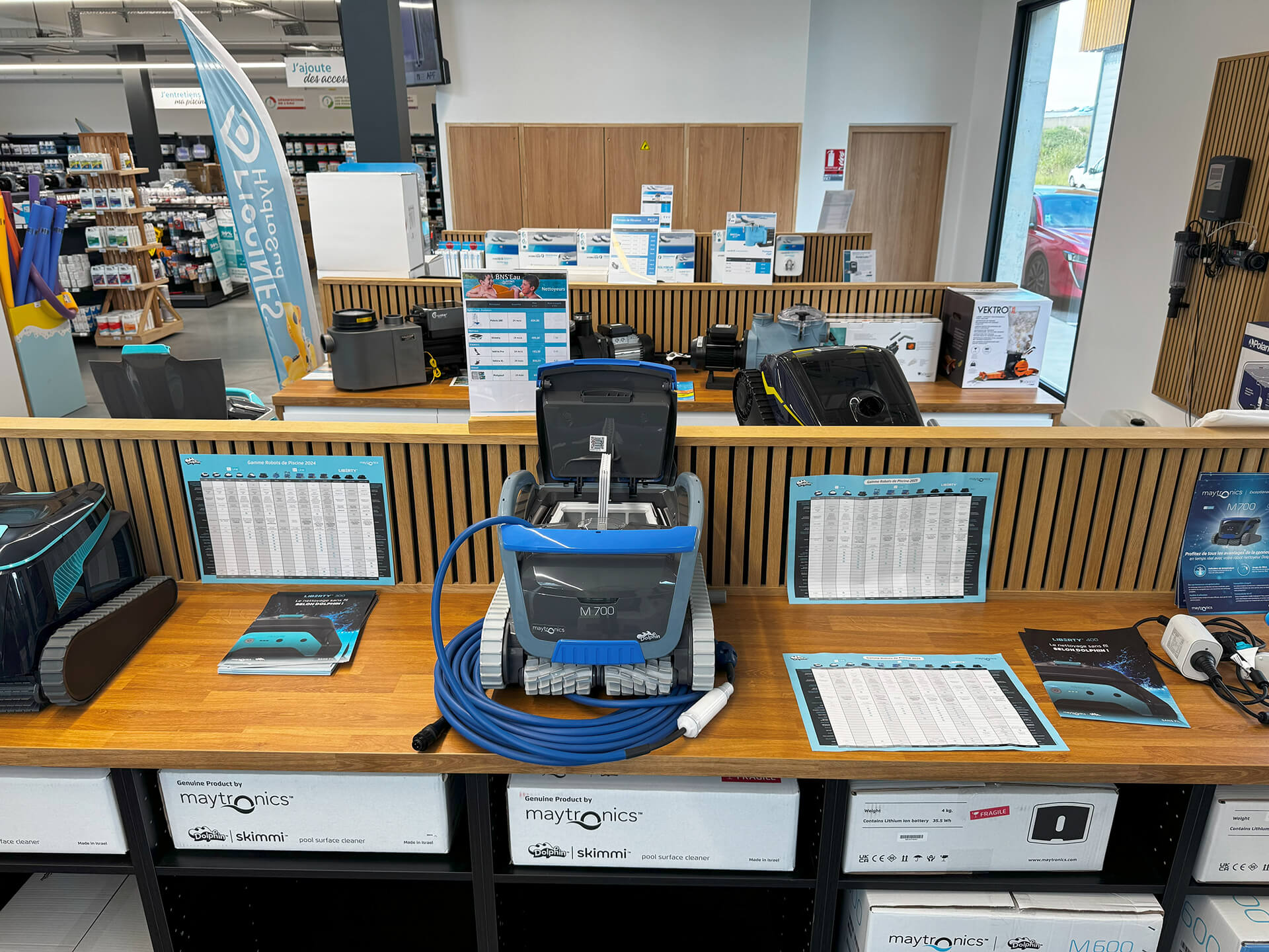 Robots piscine - Showroom BNS'Eau