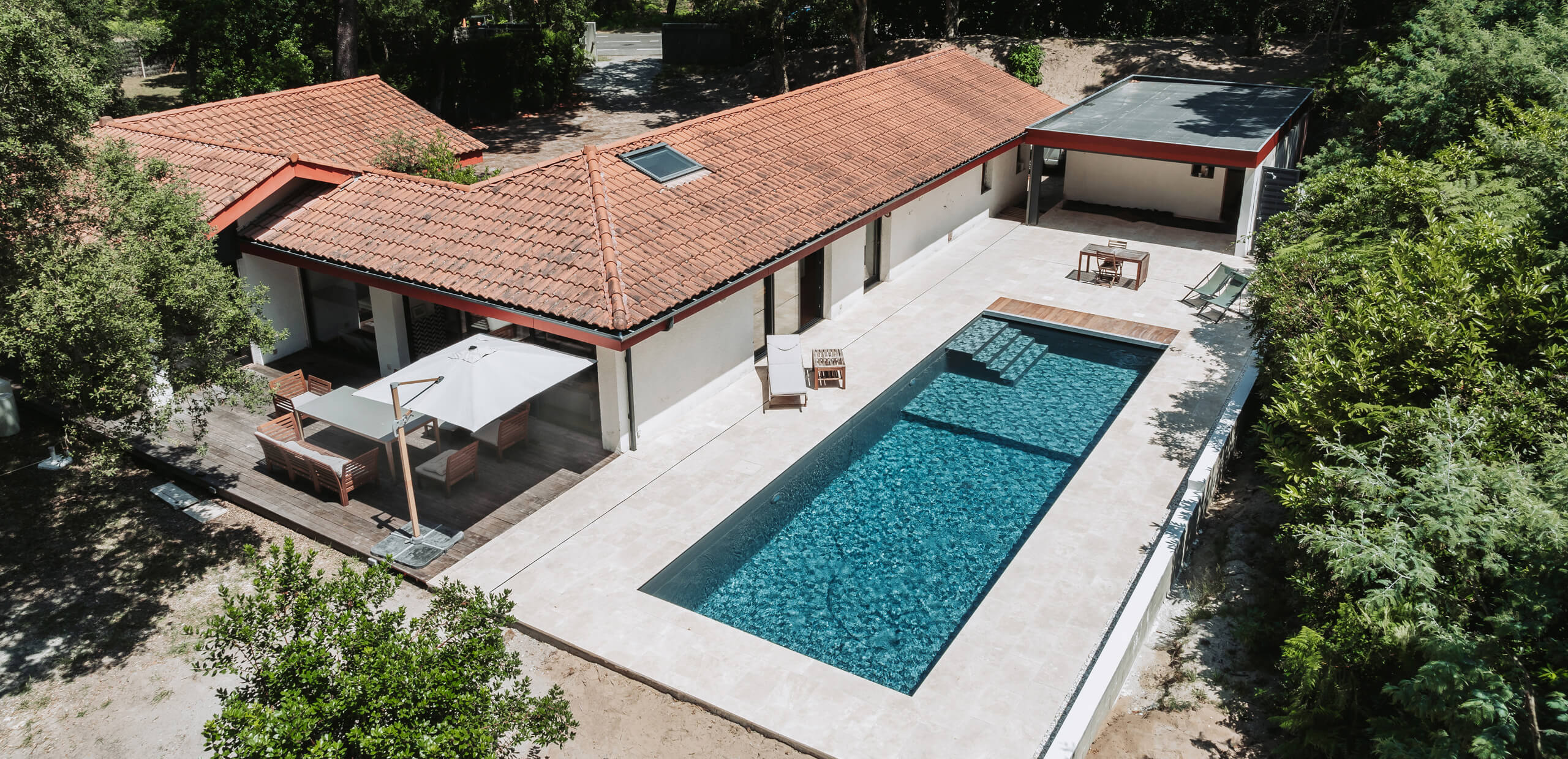 Villa Hossegor - Construction piscine, terrassement, ...